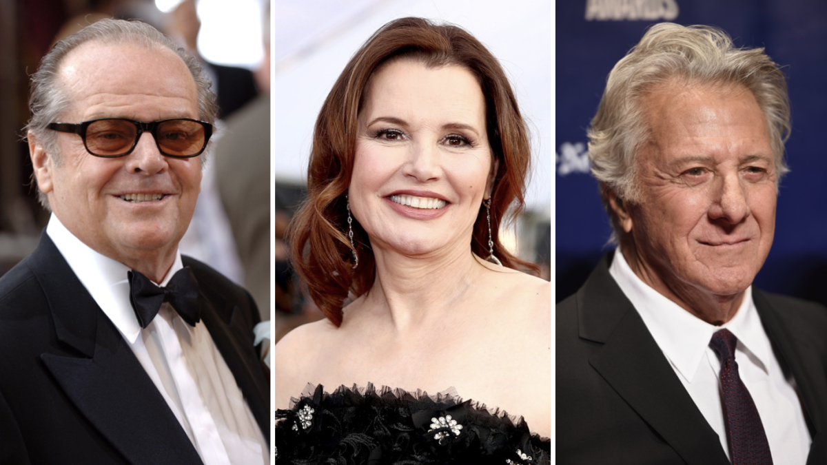 Geena Davis: I stopped Jack Nicholson's sexual advances thanks to advice from Dustin Hoffman