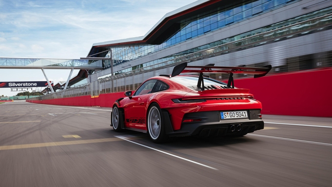 Porsche's new aerodynamic 911 GT3 RS has a massive wing that harnesses the wind for more power
