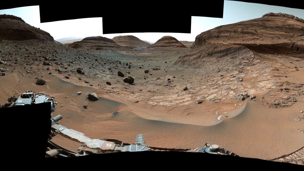 After the summer trip, the NASA explorer arrives in the mineral-rich zone of Mars