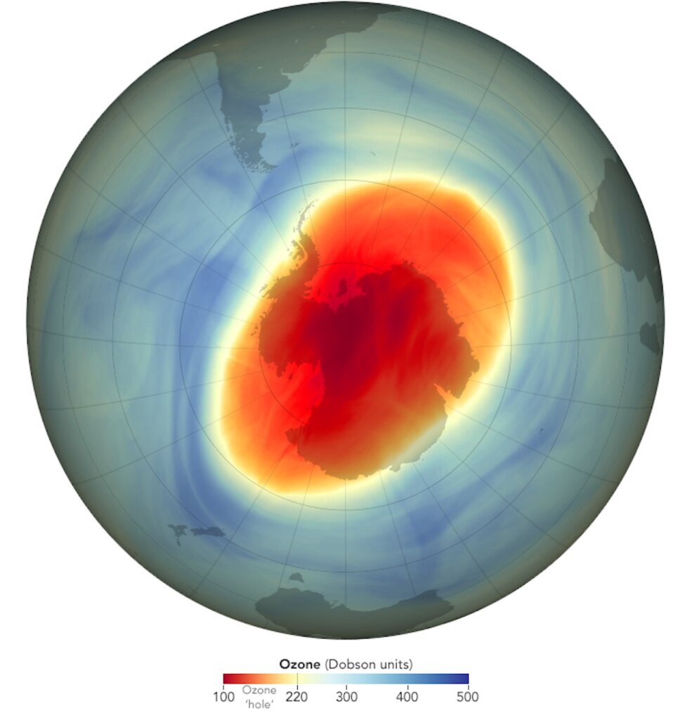 Ozone hole continues to shrink in 2022, NASA and NOAA scientists say