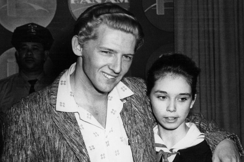 What happened to Jerry Lee Lewis' 13-year-old bride?  She's been here all the time