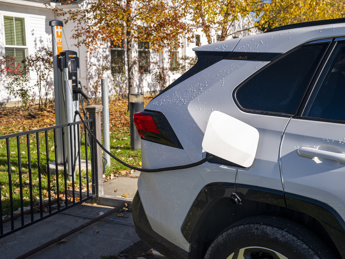 A single plug-in hybrid (PHEV) has an electric range of over 60 miles