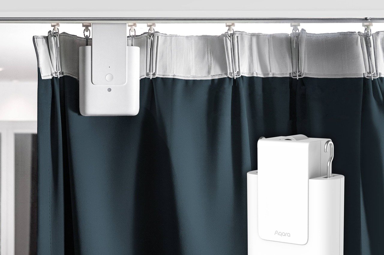 Aqara's Curtain Drivers Let You Automatically Open And Close Your Curtains Using Voice Commands - Yanko Design