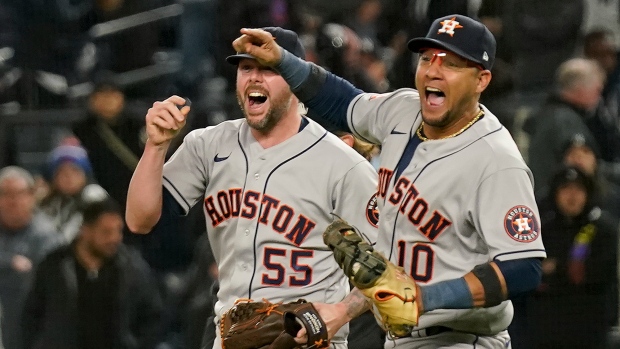 Astros complete Yankees sweep in ALCS;  will face the Phillies in the World Series - TSN.ca