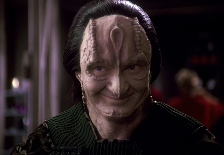 The "Star Trek: Deep Space Nine" character Garak, whose portrayer, Andrew Robinson, confirmed to be queer.