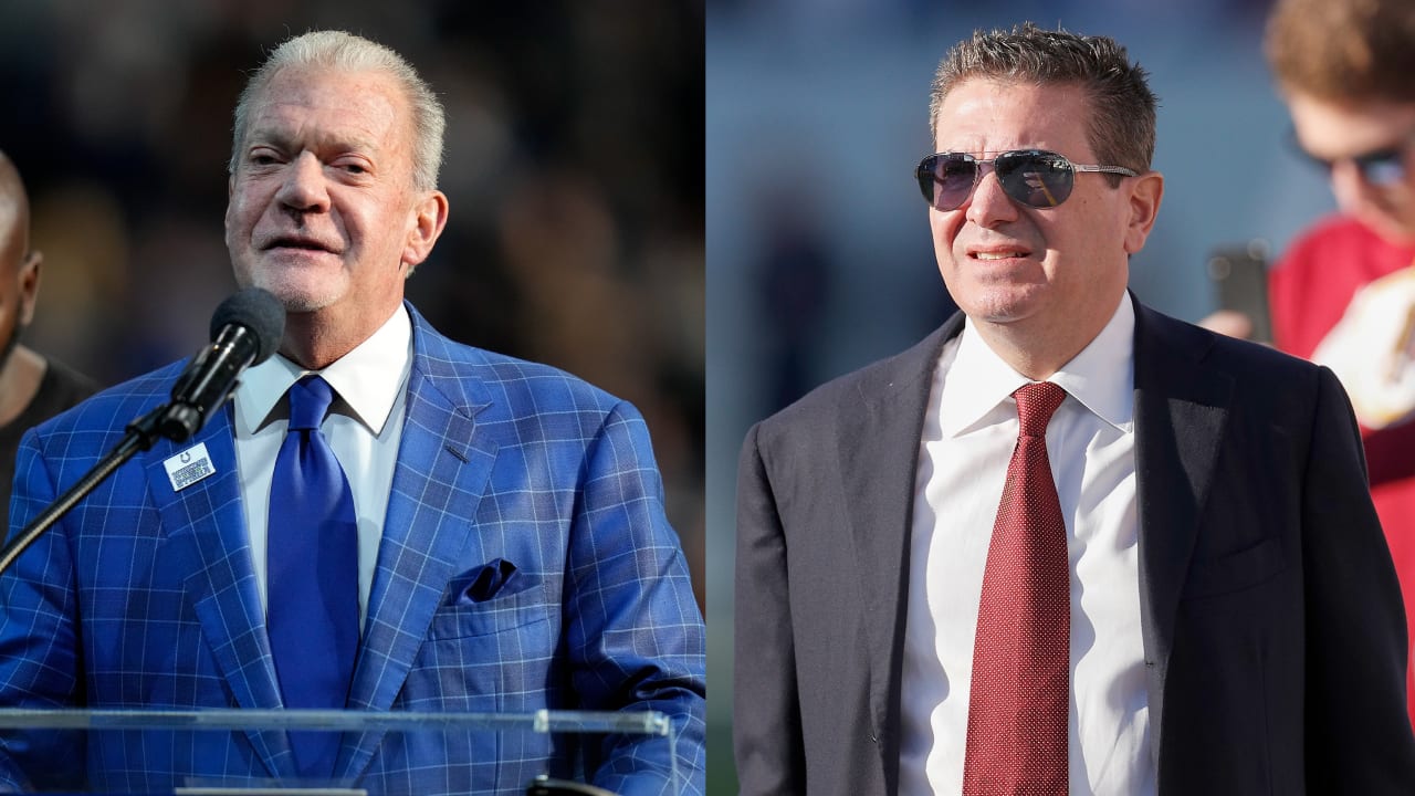 Colts owner Jim Irsay thinks 'there's merit to be taken away' from Daniel Snyder as Commanders owner