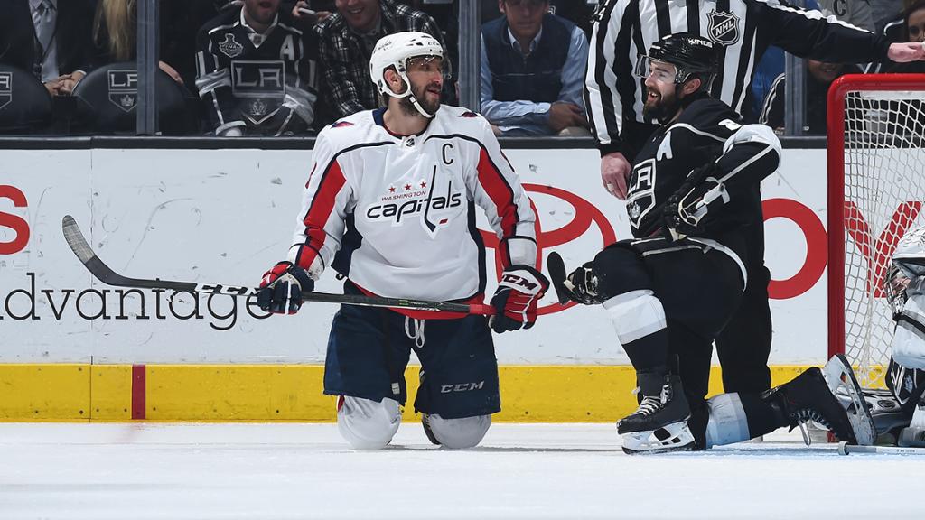 Doughty prepares for the challenge of facing Ovechkin when the Kings face the Capitals