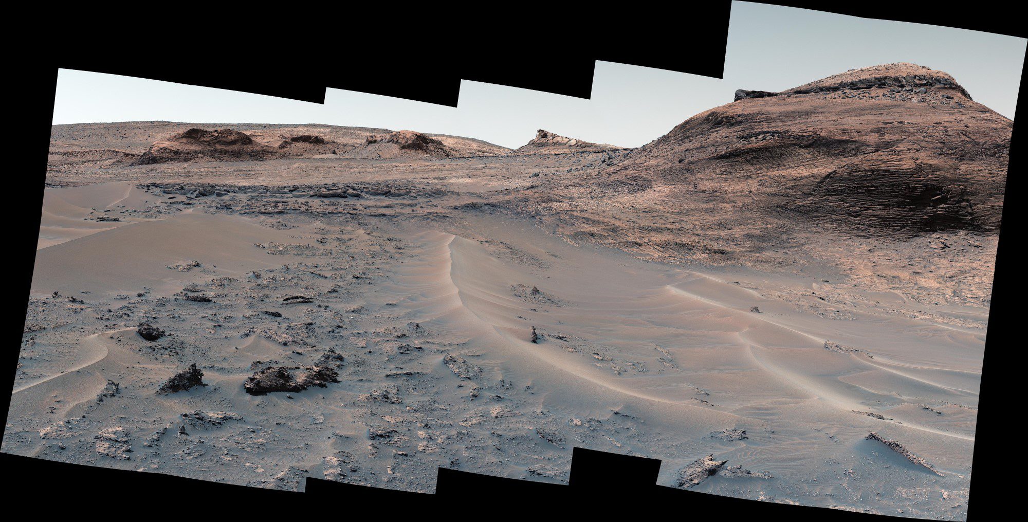 NASA's Mars Curiosity rover arrives at an interesting salty location after a perilous journey