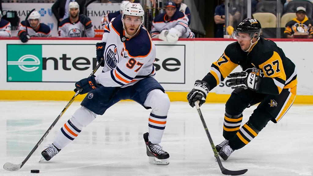 NHL On Tap: McDavid leads Oilers against Crosby and Penguins