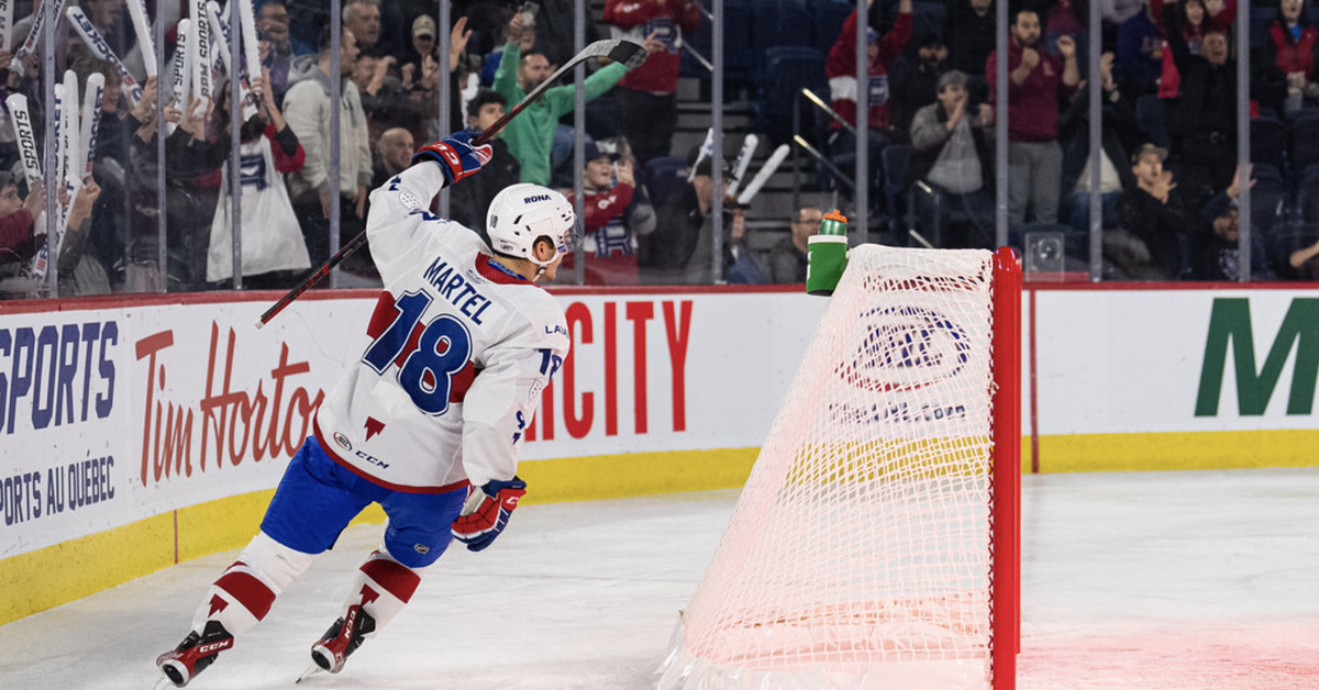 Rocket vs. Americans Recap and Highlights: Xavier Simoneau Scores Gordie Howe's Hat Trick in 8-1 Win