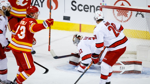 Toffoli's overtime goal helps Flames beat Hurricanes - TSN.ca