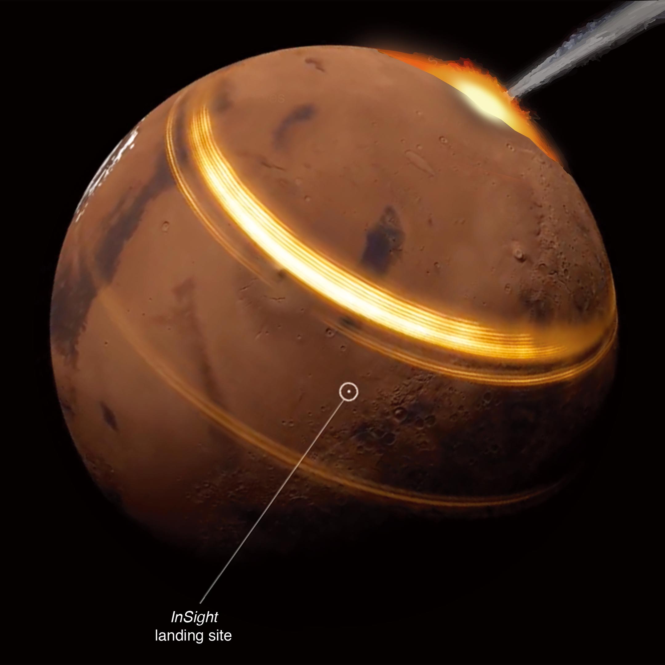 Large meteor impacts on Mars: seismic waves observed on the surface of a planet other than Earth for the first time