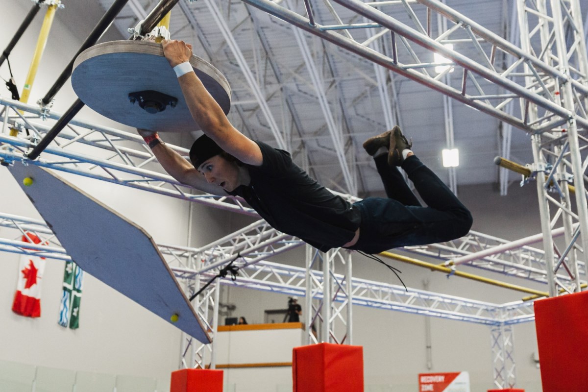 Local gymnast ranks 2nd among Canada's ninja pros (4 photos)