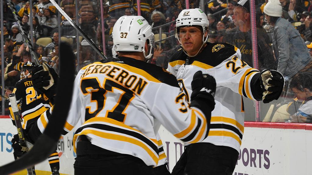 The Bruins return from Lindholm's Monster Night Powers